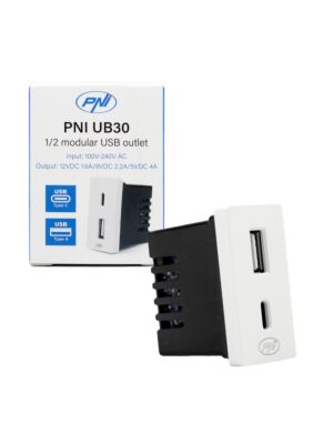 Priza dubla USB PNI UB30