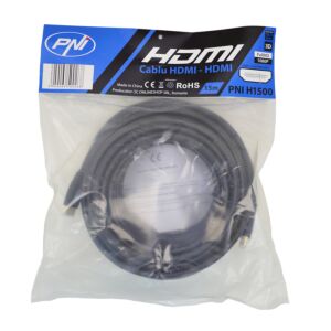 Cablu HDMI PNI H1500 High-Speed 1.4V, plug-plug, Ethernet, gold-plated, 15m