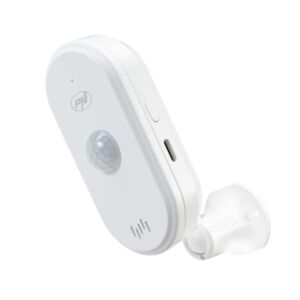 Senzor de miscare PIR PNI SafeHouse HS401 cu Wi-Fi, compatibil cu aplicatia Tuya, alarma sonora 80dB, difuzor incorporat