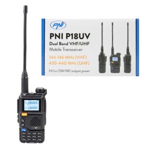 Statie radio portabila VHF/UHF PNI P18UV, dualband