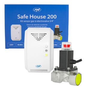 Kit PNI Safe House 200 senzor gaz si electrovalva 3/4 Inch